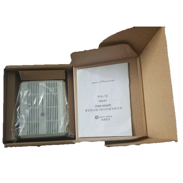 Первоначально Alcatel Lucent Bell GPON ONU I-010G с 1 портом локальных сетей GE, входным сигналом SC
Первоначально Alcatel Lucent Bell GPON ONU I-010G с 1 портом локальных сетей GE, входным сигналом SC