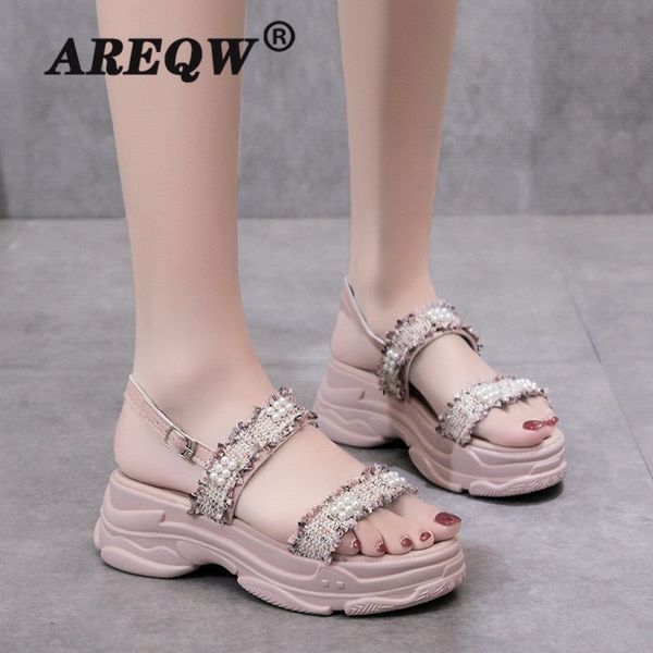 rhinestones rivet mesh sport sandals women casual platform wedge sandals summer beach shoes women thick sole sandalias 2020, Black
rhinestones rivet mesh sport sandals women casual platform wedge sandals summer beach shoes women thick sole sandalias 2020, Black