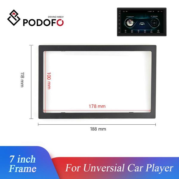 podofo 2 din car radio frame 7 inch unversial car player frame multimedia player plastic framework
podofo 2 din car radio frame 7 inch unversial car player frame multimedia player plastic framework