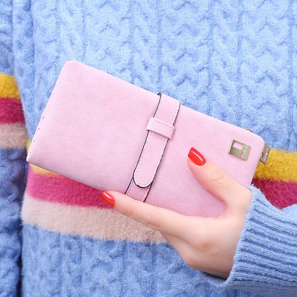 women long wallet frosted pu leather purse with zipper pocket long female wallet sale-wt, Red;black
women long wallet frosted pu leather purse with zipper pocket long female wallet sale-wt, Red;black