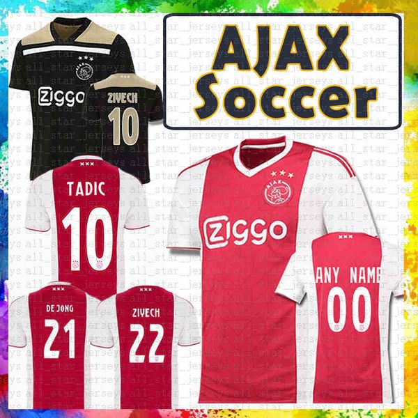 2019 NEW 10 TADIC 21 DE JONG 22 ZIYECH Ajax FC soccer jersey NERES DE LIGT CRUYFF DOLBERG VAN DE BEEK HUNTELAAR TAGLIAFICO Football Shirts
2019 NEW 10 TADIC 21 DE JONG 22 ZIYECH Ajax FC soccer jersey NERES DE LIGT CRUYFF DOLBERG VAN DE BEEK HUNTELAAR TAGLIAFICO Football Shirts
