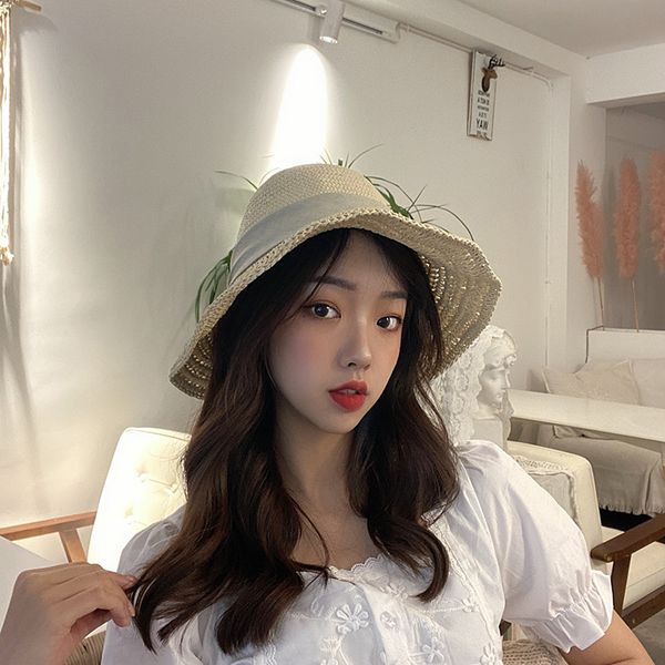 3pcs/lot summer bowknot after opening straw hat sunscreen beach women sun wide brim hats for vacation play head bucket hat, Blue;gray
3pcs/lot summer bowknot after opening straw hat sunscreen beach women sun wide brim hats for vacation play head bucket hat, Blue;gray