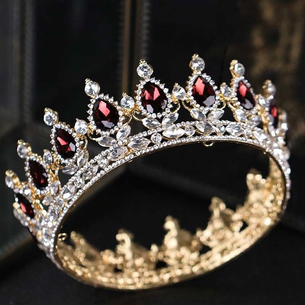 baroque wedding hair accessories for noiva bride tiara clear crystal rhinestones queen diadem crowns bridal women hair jewelry, Golden;white
baroque wedding hair accessories for noiva bride tiara clear crystal rhinestones queen diadem crowns bridal women hair jewelry, Golden;white