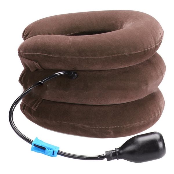 three layers cervical neck traction apparatus inflatable velvet neck guard portable adjustable neck brace support health care
three layers cervical neck traction apparatus inflatable velvet neck guard portable adjustable neck brace support health care