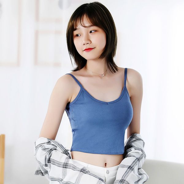2020 women clothes tank summer fashion concise casual all-match solid color slim fit camiasole mujer, White
2020 women clothes tank summer fashion concise casual all-match solid color slim fit camiasole mujer, White