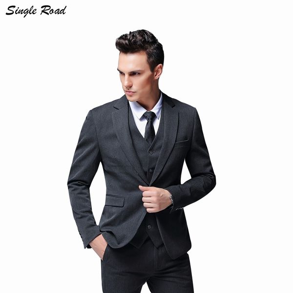 single road men's business formal suit 2019 slim fit male large dresses classic 3 piece suit wedding man jacket tuxedo sr13, White;black
single road men's business formal suit 2019 slim fit male large dresses classic 3 piece suit wedding man jacket tuxedo sr13, White;black