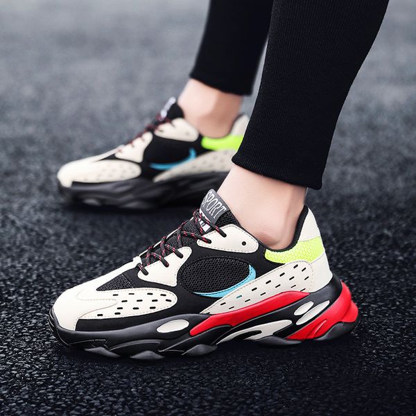 hip hop mens chunky sneakers kanye fashion west casual shoes tenis sapato masculino retro platform sneakers basket striples, Black
hip hop mens chunky sneakers kanye fashion west casual shoes tenis sapato masculino retro platform sneakers basket striples, Black