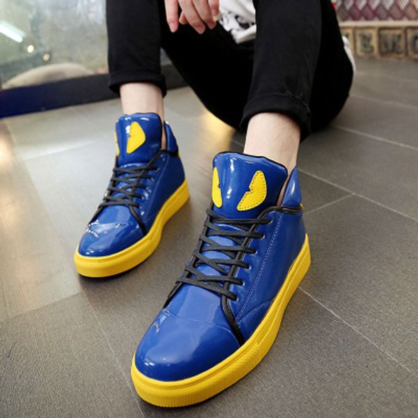 fashion man flat heel sneaker high-sports pu skate canvas shoes sports gaiters casual laether shoes hip-pop ship with bo ahujm, Black
fashion man flat heel sneaker high-sports pu skate canvas shoes sports gaiters casual laether shoes hip-pop ship with bo ahujm, Black