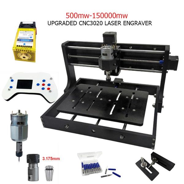 upgraded cnc3020 laser engraving machine 3axis milling wood cut router diy laser engraver support offline control 0.5w-15w power
upgraded cnc3020 laser engraving machine 3axis milling wood cut router diy laser engraver support offline control 0.5w-15w power