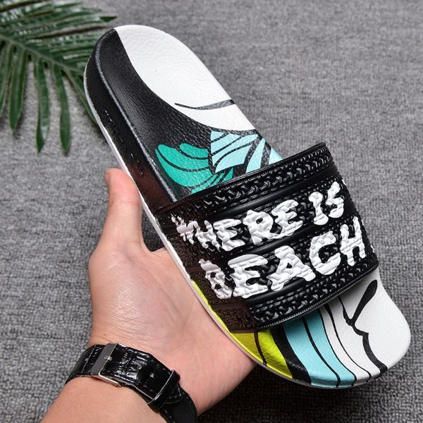 men's beach slippers selling brand shoes luxury fashion wear designer sports shoes original belt box, Black
men's beach slippers selling brand shoes luxury fashion wear designer sports shoes original belt box, Black