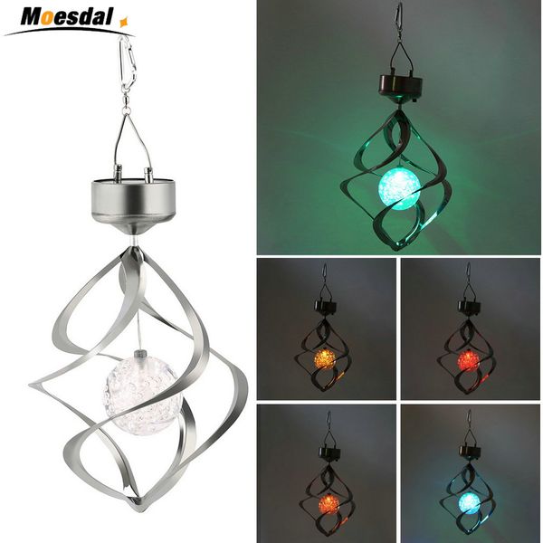 color changing solar powered led wind chimes wind spinner outdoor hanging spiral garden light courtyard decoration
color changing solar powered led wind chimes wind spinner outdoor hanging spiral garden light courtyard decoration