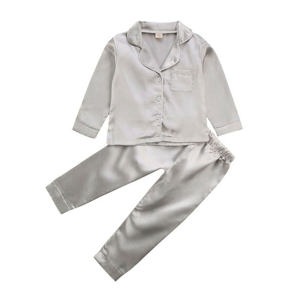 Baby Kid Girls Satin Pajama Set Long Sleeve Button Down Sleepwear 2PCS Lovely Girls Sleep Wear
Baby Kid Girls Satin Pajama Set Long Sleeve Button Down Sleepwear 2PCS Lovely Girls Sleep Wear