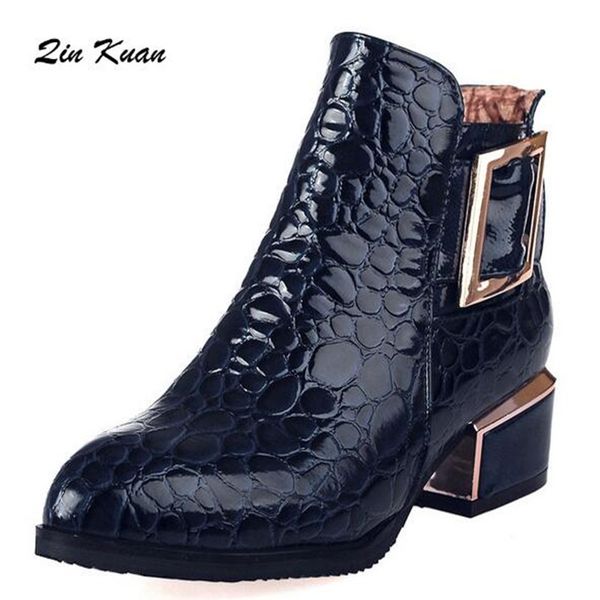 plus size 34-43 ladies fashion crocodile pattern pointed toe boots new style british belt buckle woman shoes qkh004b, Black
plus size 34-43 ladies fashion crocodile pattern pointed toe boots new style british belt buckle woman shoes qkh004b, Black