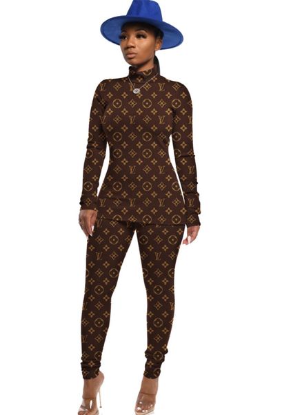 Женщины 2 Piece Set Письмо печати Высокий воротник с длинными рукавами Короткие топы Tight брюки костюм костюм Sexy Lady Спортивный костюм Brown
Женщины 2 Piece Set Письмо печати Высокий воротник с длинными рукавами Короткие топы Tight брюки костюм костюм Sexy Lady Спортивный костюм Brown
