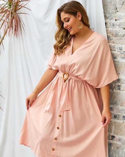 v neck elegant ladies causal dresses plus size 2020 womens summer dayly dress short sleeve, Black;gray
v neck elegant ladies causal dresses plus size 2020 womens summer dayly dress short sleeve, Black;gray