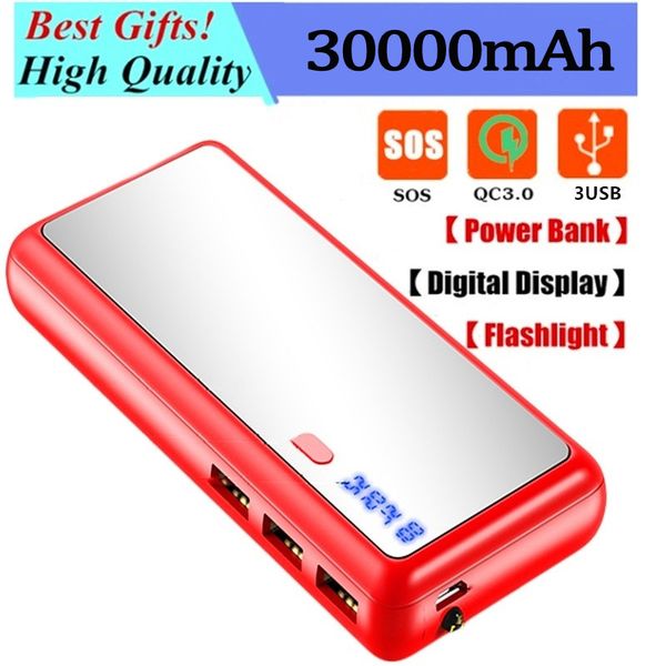 30000mah power bank full screen mirror external battery mirror mini mobile power portable fast charger external battery pack
30000mah power bank full screen mirror external battery mirror mini mobile power portable fast charger external battery pack