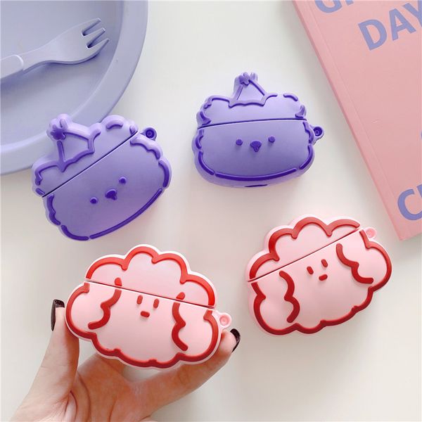 silicone cute cartoon purple bear pink cloud bluetooth wireless headset cover for apple airpods 1 2 pro charging case
silicone cute cartoon purple bear pink cloud bluetooth wireless headset cover for apple airpods 1 2 pro charging case