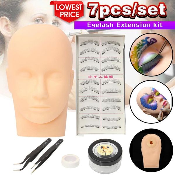 false eyelashes extension practice kit makeup mannequin head grafting eyelash tools practice eye lashes graft beauty salon
false eyelashes extension practice kit makeup mannequin head grafting eyelash tools practice eye lashes graft beauty salon