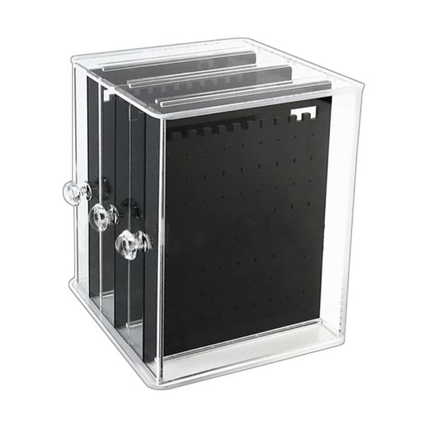 1pcs transparent acrylic crystal jewelry showing shelf necklace rack box earrings hanger nail jewelry storage box
1pcs transparent acrylic crystal jewelry showing shelf necklace rack box earrings hanger nail jewelry storage box