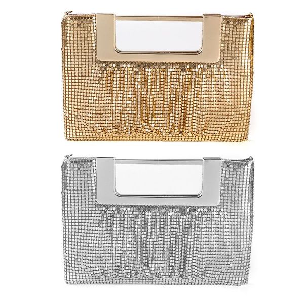 stylish women aluminum sheet handbag evening party bridal clutch bag prom wedding wallet purse
stylish women aluminum sheet handbag evening party bridal clutch bag prom wedding wallet purse