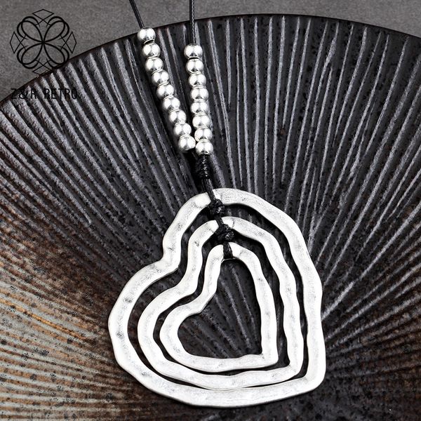 heart rope pendant women big chain necklace triple heart neck decoration 2019 handmade women fashion jewelry wholesale presents, Silver
heart rope pendant women big chain necklace triple heart neck decoration 2019 handmade women fashion jewelry wholesale presents, Silver