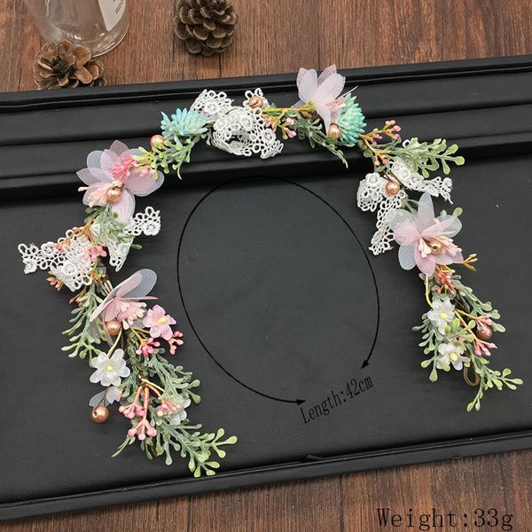 bride wedding hair accessories gorgeous flower headbands braided hair vine pearl headpiece hair ornament for women girls, Golden;white
bride wedding hair accessories gorgeous flower headbands braided hair vine pearl headpiece hair ornament for women girls, Golden;white