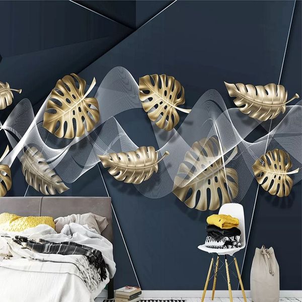 custom large mural 3d wallpaper modern creative 3d expansion space leaves lines bedroom tv back wall decor deep 5d embossed
custom large mural 3d wallpaper modern creative 3d expansion space leaves lines bedroom tv back wall decor deep 5d embossed