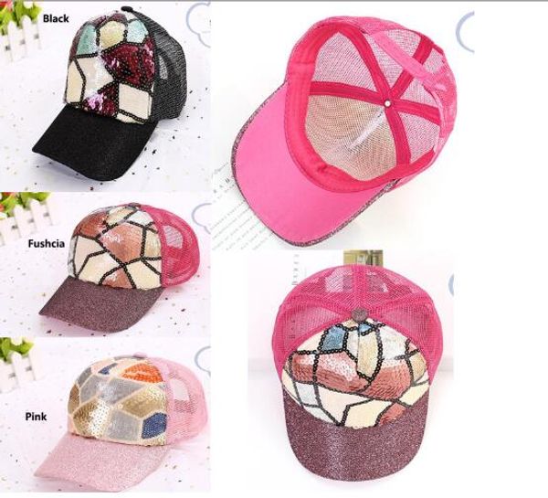 kids patchwork sequins baseball hat 3 colors girl ponytail shiny messy bun snapback sun hat for children, Yellow
kids patchwork sequins baseball hat 3 colors girl ponytail shiny messy bun snapback sun hat for children, Yellow