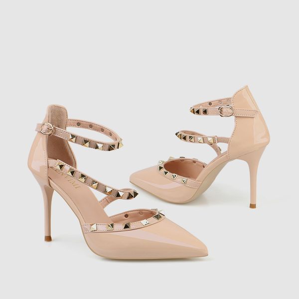 pointed toe 2020 summer new style rivet ladies super high heel sandals ladies single shoes swehluck, Black
pointed toe 2020 summer new style rivet ladies super high heel sandals ladies single shoes swehluck, Black