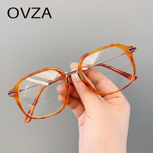 ovza women eyeglasses fashion accessories big frame glasses with transparent lens mens 2020 new s4026, Black
ovza women eyeglasses fashion accessories big frame glasses with transparent lens mens 2020 new s4026, Black