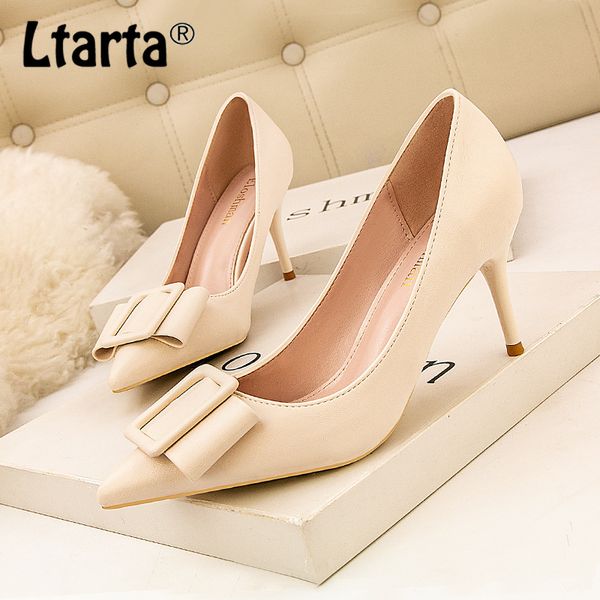 ltarta sweet beauty high heel stiletto high heel thin shallow mouth pointed belt buckle elegant banquet single shoes female zwm, Black
ltarta sweet beauty high heel stiletto high heel thin shallow mouth pointed belt buckle elegant banquet single shoes female zwm, Black