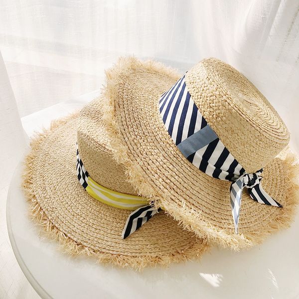 female summer all-match lafite sun hipster flat sun hat beach hat for travel, Blue;gray
female summer all-match lafite sun hipster flat sun hat beach hat for travel, Blue;gray