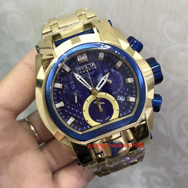 invicta model:25607 men reserve bolt zeus magnum dual time swiss chrono 18k gold black rubber strap watch with oringal yellow box, Slivery;brown
invicta model:25607 men reserve bolt zeus magnum dual time swiss chrono 18k gold black rubber strap watch with oringal yellow box, Slivery;brown