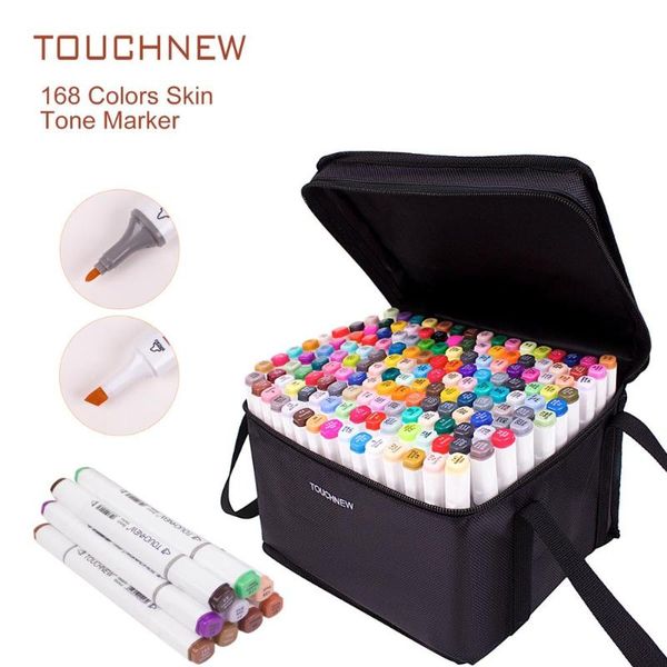 markers touchnew 30/40/60/80/168 colors dual tip alcohol based markers for sketching coloring calligraphy drawing pen
markers touchnew 30/40/60/80/168 colors dual tip alcohol based markers for sketching coloring calligraphy drawing pen