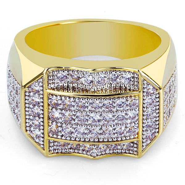 wholesale-european and american hip-hop men's rings, micro mosaic zircon rings gold plated rings fashion accessories., Silver
wholesale-european and american hip-hop men's rings, micro mosaic zircon rings gold plated rings fashion accessories., Silver