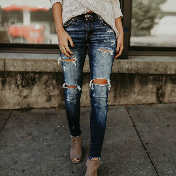 MarchWind Brand Designer Fashion Bleached Ripped Jeans Women Cotton Denim Slim Elasticity Skinny Pants Moustache Effect Vintage Jeans Femme
MarchWind Brand Designer Fashion Bleached Ripped Jeans Women Cotton Denim Slim Elasticity Skinny Pants Moustache Effect Vintage Jeans Femme
