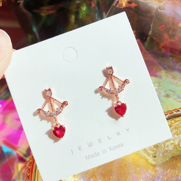 2020 korean delicate cute love heart dangle earrings for women students fashion elegant zircon boucle d'oreille jewelry, Silver
2020 korean delicate cute love heart dangle earrings for women students fashion elegant zircon boucle d'oreille jewelry, Silver
