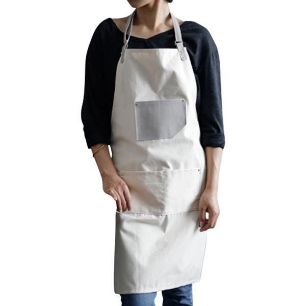 barber fashion canvas cotton aprons for women men adjustable leather strap apron with leather pocket and center pockets pinafore
barber fashion canvas cotton aprons for women men adjustable leather strap apron with leather pocket and center pockets pinafore