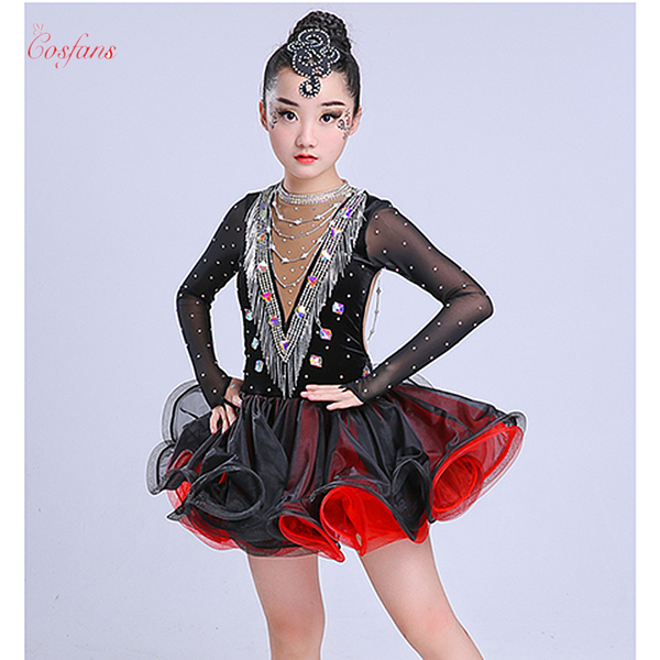 girls diamond competition ballroom dance dresses latin for girls cha cha dress dancing dress competition dancewear kids dresses, Black;red
girls diamond competition ballroom dance dresses latin for girls cha cha dress dancing dress competition dancewear kids dresses, Black;red