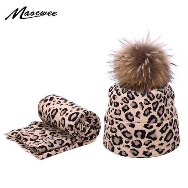 fashion leopard print hat and scarf set with real fur pompon autumn winter knitted beanies hats for women two piece sets, Blue;gray
fashion leopard print hat and scarf set with real fur pompon autumn winter knitted beanies hats for women two piece sets, Blue;gray