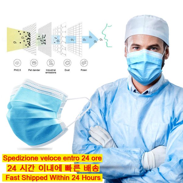 200 pcs blue non-woven fabric 3-ply mouth mask dhl shipping dustproof protective cover maldehyde prevent bacteria
200 pcs blue non-woven fabric 3-ply mouth mask dhl shipping dustproof protective cover maldehyde prevent bacteria