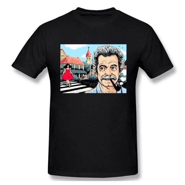 rorokcc georges brassens mans elegant tee, White;black
rorokcc georges brassens mans elegant tee, White;black