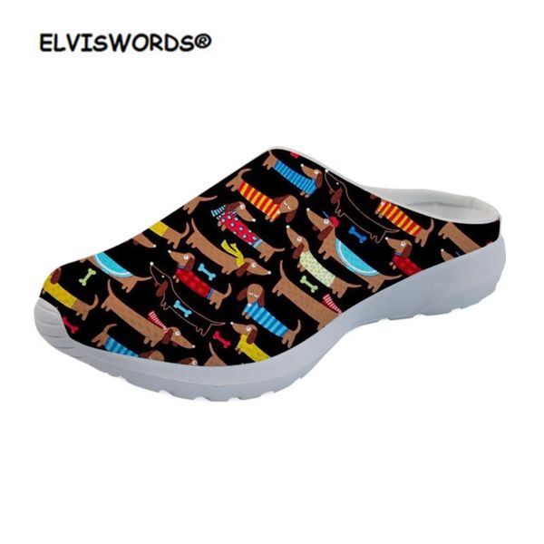 elviswords cute animal dog dachshund pattern summer ladies home slippers woman mesh breathable women slip on sandals mujer 2020, Black
elviswords cute animal dog dachshund pattern summer ladies home slippers woman mesh breathable women slip on sandals mujer 2020, Black