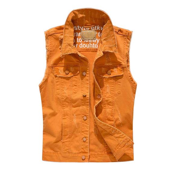 new fashion ripe vest men sleeveless jacket casual slimming denim jeans vest korean style cotton waistcoat plus size m-4xl, Black;white
new fashion ripe vest men sleeveless jacket casual slimming denim jeans vest korean style cotton waistcoat plus size m-4xl, Black;white