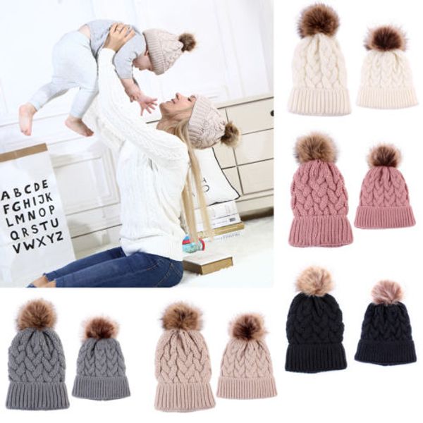 mother baby christmas hats winter warm knit hat family crochet fur beanie ski cap
mother baby christmas hats winter warm knit hat family crochet fur beanie ski cap