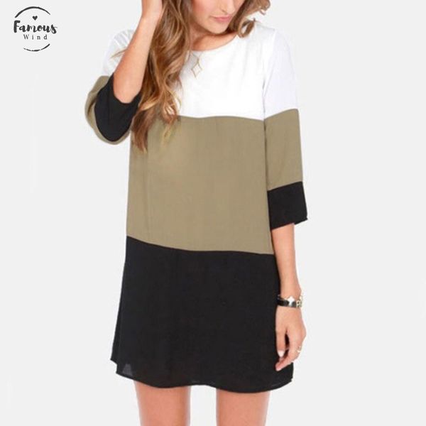 2020 new summer cap sleeve fashion women casual 3 4 sleeve o neck straight patchwork dress loose mini dress plus size 6x, Black;gray
2020 new summer cap sleeve fashion women casual 3 4 sleeve o neck straight patchwork dress loose mini dress plus size 6x, Black;gray