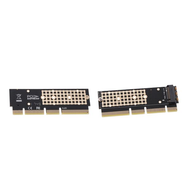 2pcs m.2 nvme ssd ngff m-key ssd to pcie 3.0 16x 8x 4x adapter expansion card
2pcs m.2 nvme ssd ngff m-key ssd to pcie 3.0 16x 8x 4x adapter expansion card