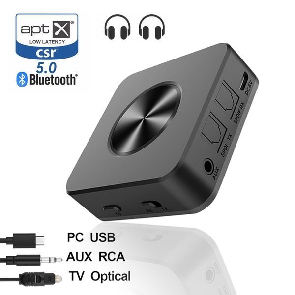 car mp3 player 5.0 bluetooth transmitter receiver atpx-hd aptx-ll adapter 3.5mm/spdif/digital optical toslink for tv car csr8675 
car mp3 player 5.0 bluetooth transmitter receiver atpx-hd aptx-ll adapter 3.5mm/spdif/digital optical toslink for tv car csr8675