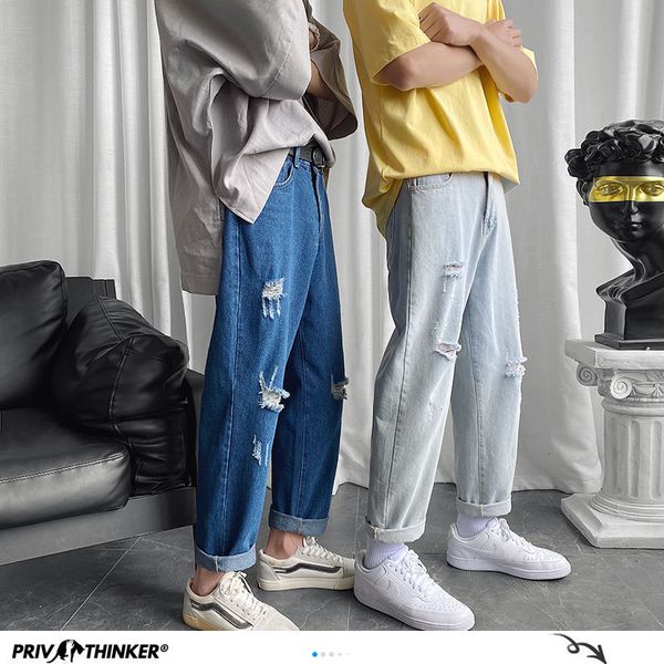 man hip hop ankle-length summer jeans mans hole 2020 oversize korean collage jeans woman couple casual denim pants, Blue
man hip hop ankle-length summer jeans mans hole 2020 oversize korean collage jeans woman couple casual denim pants, Blue