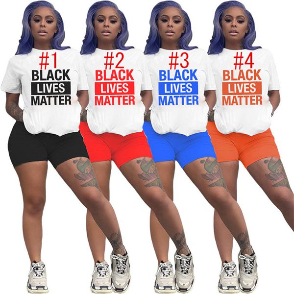 женщины черные lives matter tracksuit лето письма футболка шорты комплекты из двух частей спортивная одежда с коротким рукавом outfit ladie, White
женщины черные lives matter tracksuit лето письма футболка шорты комплекты из двух частей спортивная одежда с коротким рукавом outfit ladie, White